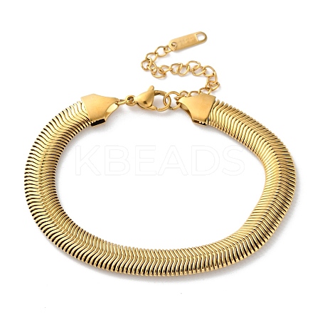 316 Surgical Stainless Steel Chain Bracelets LS-BJEW-P349-01G-1