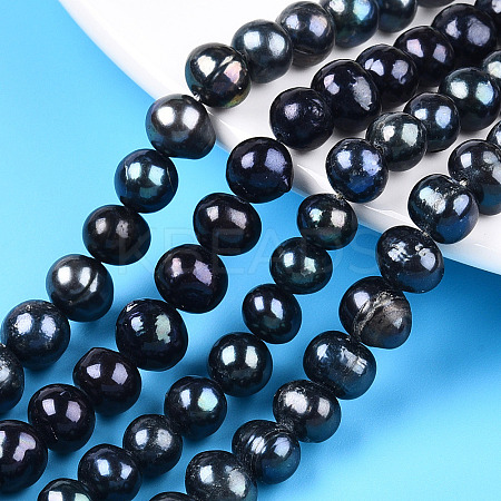 Natural Cultured Freshwater Pearl Beads Strands PEAR-N013-07G-1