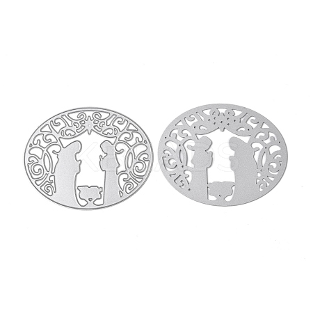 Carbon Steel Cutting Dies Stencils DIY-WH0170-168-1