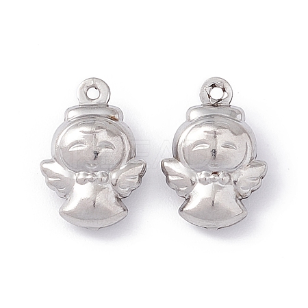 Non-Tarnish 304 Stainless Steel Charms STAS-C057-04P-1