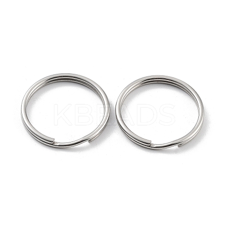 Non-Tarnish 304 Stainless Steel Split Key Rings STAS-Q314-02I-P-1