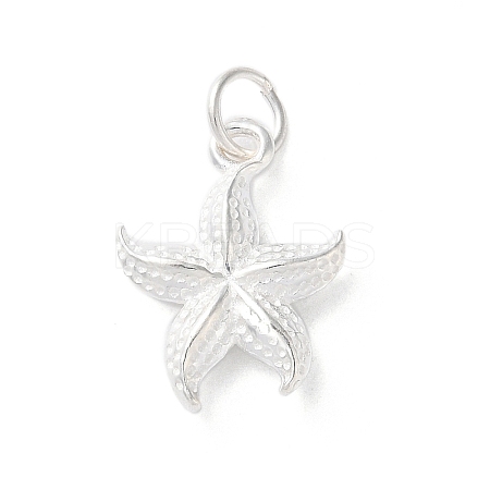 925 Sterling Silver Starfish Pendants LS-STER-E071-02S-01-1