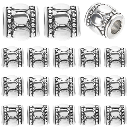 100Pcs Tibetan Style Alloy Beads FIND-SP0002-23-1