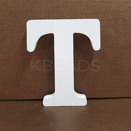 Letter Wooden Ornaments LETT-PW0002-61T-1