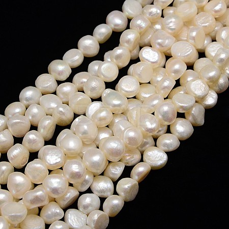Natural Cultured Freshwater Pearl Beads Strands LS-PEAR-L001-A-01-1