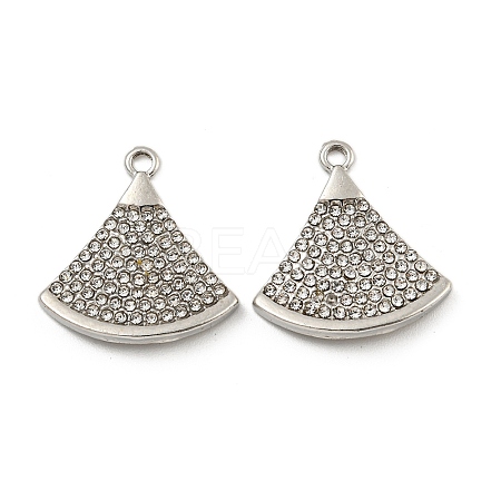 Alloy Rhinestone Pendant FIND-A039-18P-1