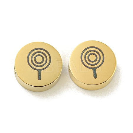 Halloween 304 Stainless Steel Beads STAS-U017-01G-O-1