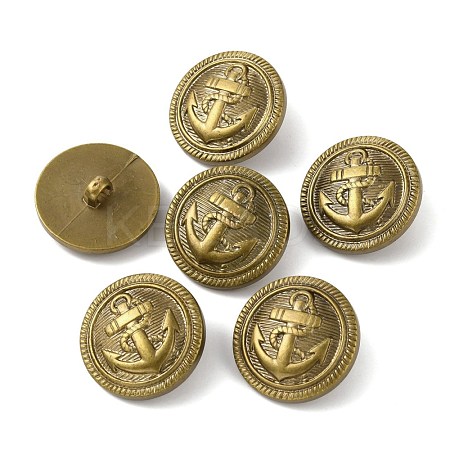 1-Hole ABS Plastic Shank Buttons BUTT-WH0015-68B-1