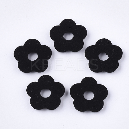 Flocky Acrylic Bead Frames OACR-T005-05-01-1