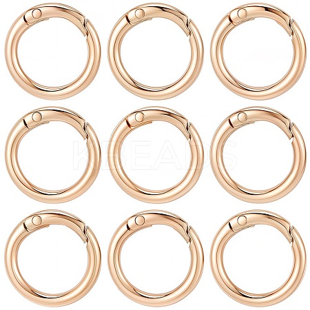 30Pcs Alloy Spring Gate Rings FIND-SC0009-08-1