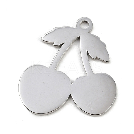 304 Stainless Steel Pendants STAS-I338-04P-1
