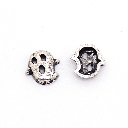 Halloween Themed Alloy Cabochons MRMJ-WH0067-04AS-RS-1