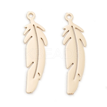 Long-Lasting Plated Brass Pendants KK-K336-55KCG-1