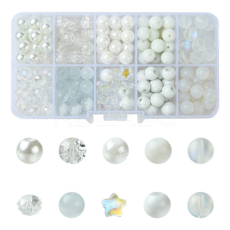 DIY Glass Beads Jewelry Making Kit DIY-YW0010-93E-1