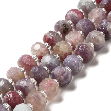 Natural Pink Tourmaline Beads Strands G-G980-02-1