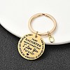 Valentine's Day Brass & 201 Stainless Steel Keychain KEYC-YW00097-15-1