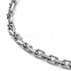 Non-Tarnish 304 Stainless Steel Cable Chain Necklace NJEW-D045-12P-2