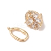 Brass Micro Pave Cubic Zirconia Twister Clasps KK-B100-069G-01-3