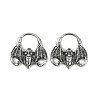 Bat 316 Surgical Stainless Steel Hoop Earrings EJEW-G416-31AS-4