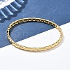 304 Stainless Steel Bangles for Women AJEW-P127-10G-2