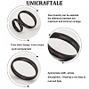 8Pcs 8 Size 304 Stainless Steel Simple Plain Band Finger Rings for Women RJEW-UN0001-20-4