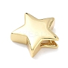 Star Brass Slide Charms X-KK-P349-18A-G-2