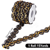 15 Yards Sparkle Polyester Lace Ribbon OCOR-WH0003-033B-2