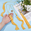 Silk Tassel Pendant Decorations AJEW-WH0651-33A-3