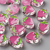 Transparent Enamel Acrylic Beads TACR-S155-003I-1