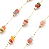 Handmade Chips Natural Shell Beaded Chains CHS-P019-02G-A-1