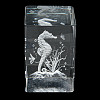 3D Laser Engraving Animal Glass Figurine DJEW-R013-01C-3
