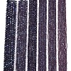 Electroplate Opaque Solid Color Glass Beads Strands EGLA-A044-P1mm-L11-2
