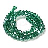 Transparent Electroplate Glass Beads Strands LS-EGLA-A039-T6mm-B10-2