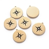 316 Surgical Stainless Steel Pendants STAS-I164-027G-1