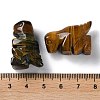Natural Tiger Eye Carved Healing Dinosaur Figurines G-B062-07A-3