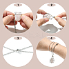 5Pcs 304 Stainless Steel Braided Macrame Pouch Empty Stone Holder for Pendant Necklace Making NJEW-CJ0001-03-3
