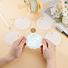 10Pcs Acrylic Heat Transfer Blanks Lid Decorations DIY-BC0013-71B-3
