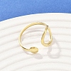 304 Stainless Steel Cuff Rings RJEW-D332-05G-1
