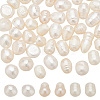 45Pcs 3 Style Natural Cultured Freshwater Pearl Beads PEAR-WR0001-07-1