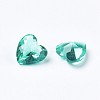 Cubic Zirconia Pointed Back Cabochons ZIRC-WH0001-C03-2
