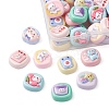 40Pcs 8 Styles Opaque Cute Cartoon Resin Cabochons CRES-YW0001-18-2