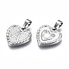 Non-Tarnish 304 Stainless Steel Pendants STAS-S119-011-01-4