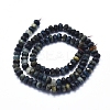 Natural Blue Tiger Eye(Dyed & Heated) Beads Strands G-D0013-58B-2