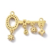 Brass Cubic Zirconia Pendants KK-B047-09G-3