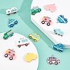 28Pcs 7 Style Resin Pendants FIND-SC0002-80-4