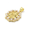 Brass with ABS Plastic Imitation Pearl Pendants FIND-Z023-04A-2