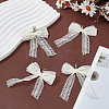Lace Bowknot Shoe Decorations FIND-WH0126-646A-4