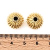 Brass Corrugated Beads KK-A296-01A-G-2