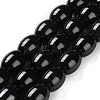Natural Black Onyx Agate Beads Strands G-NH0019-C05-12-1
