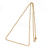 304 Stainless Steel Cable Chain Necklaces NJEW-L398-04G-2